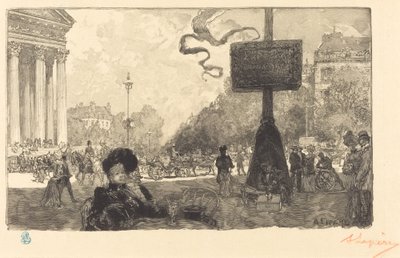 皇家街一角 作者 奥古斯特·勒佩雷（Auguste Lepere）