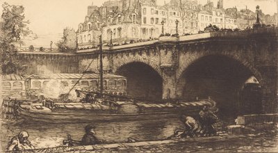 新桥（Pont Neuf），1901年。 作者 奥古斯特·勒佩雷（Auguste Lepere）