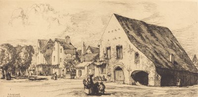 普罗旺斯-塞纳河和马恩河，1910年。 作者 奥古斯特·勒佩雷（Auguste Lepere）