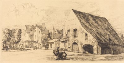 普罗旺斯-塞纳河和马恩河，1910年。 作者 奥古斯特·勒佩雷（Auguste Lepere）