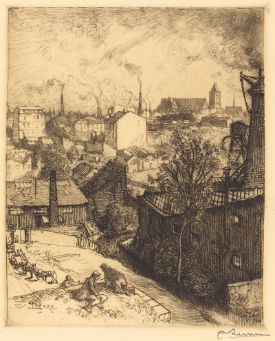 圣丹尼斯纪念册（Souvenir de Saint-Denis） 作者 奥古斯特·勒佩雷（Auguste Lepere）