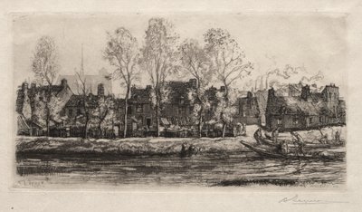 亚眠，索姆河岸，1907年。 作者 奥古斯特·路易斯·勒佩尔