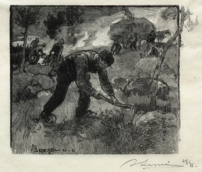 希瑟斯，1887年。 作者 奥古斯特·路易斯·勒佩尔