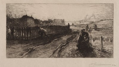 凡尔赛门的要塞，1890年。 作者 奥古斯特·路易斯·勒佩尔