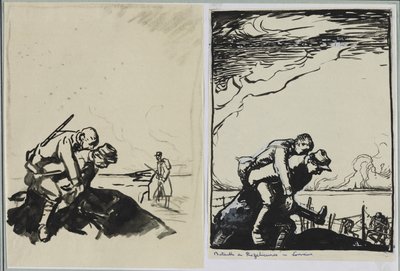1914年在洛林举行的Rozelieures战役。 作者 奥古斯特·路易斯·勒佩尔