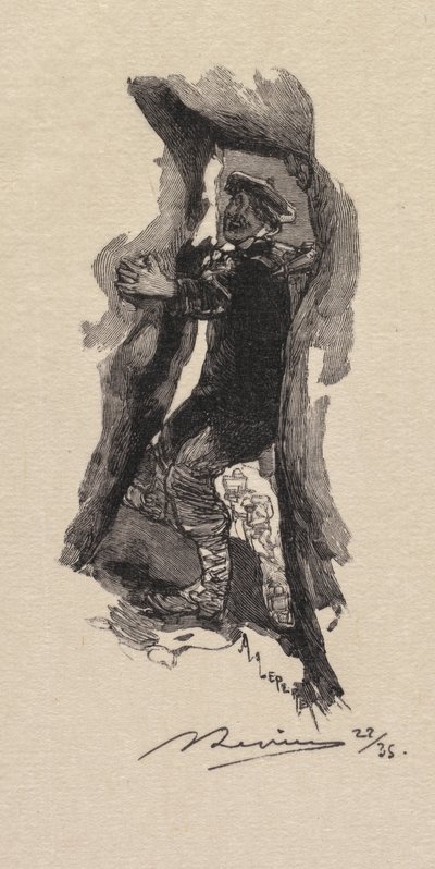 枫丹白露森林：七洞之关 作者 A. Desmoulins，发表于 Revue Illustrée