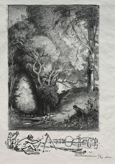 1913年6月的山沟。 作者 奥古斯特·路易斯·勒佩尔