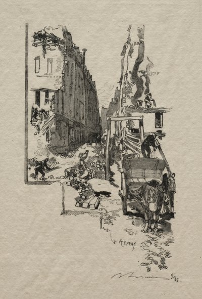 维克多·库辛（Rue Victor Cousin）。 作者 奥古斯特·路易斯·勒佩尔