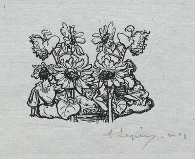 巴黎年鉴》，1897 年：  尾片，夏季 作者 奥古斯特·路易斯·勒佩尔