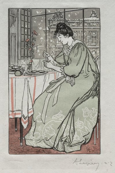 巴黎年鉴》，1897 年：冬季 作者 奥古斯特·路易斯·勒佩尔
