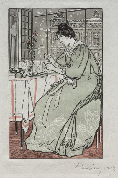 1897年的巴黎年鉴：1897年的冬天。 作者 奥古斯特·路易斯·勒佩尔
