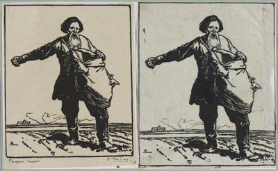 俄罗斯农民，1914年。 作者 奥古斯特·路易斯·勒佩尔