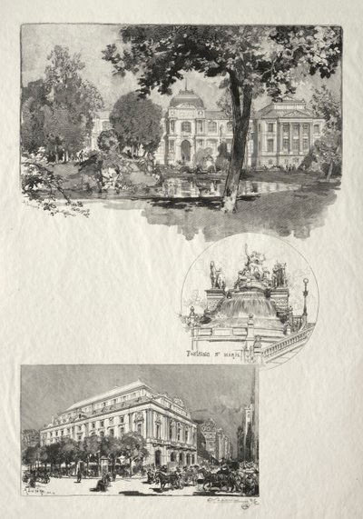 鲁昂·伊卢斯特雷（RouenIllustré）：博物馆，方丹·圣玛丽，艺术剧院，1896年。 作者 奥古斯特·路易斯·勒佩尔