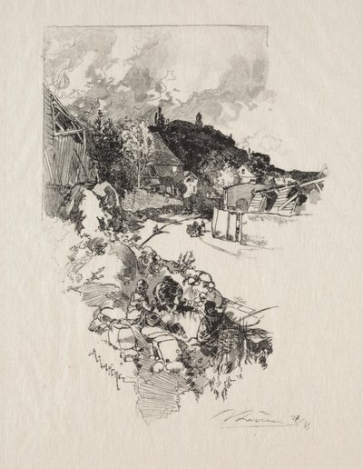 凡尔赛路线。 作者 奥古斯特·路易斯·勒佩尔