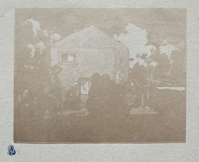 乞House在最后的房子，1905年。 作者 奥古斯特·路易斯·勒佩尔
