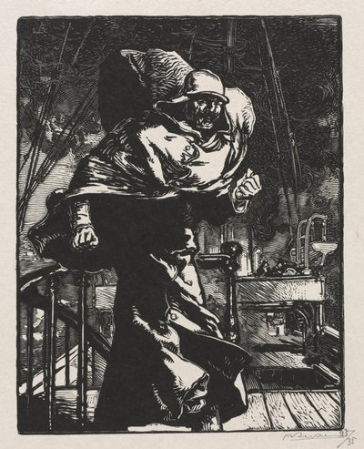 1914年战争。第一辑。威廉皇帝（Anger William）在昂热，1915年。 作者 奥古斯特·路易斯·勒佩尔