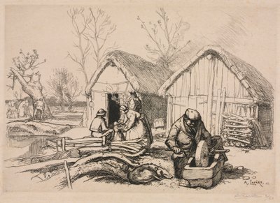 旺德伐木工之家，1915年。 作者 奥古斯特·路易斯·勒佩尔