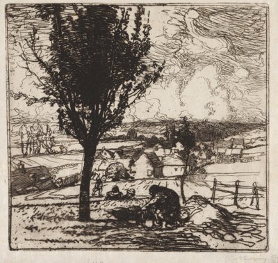 Veu de Jouy-le-Moutier，1893年。 作者 奥古斯特·路易斯·勒佩尔