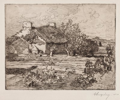 Vielle Bourrine，万代Maison du Marais，1892年。 作者 奥古斯特·路易斯·勒佩尔