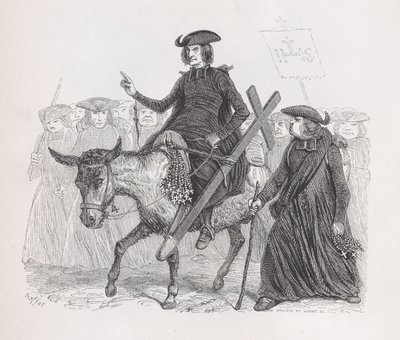 传教士》选自《贝朗热全集》，1836年。 作者 路易斯·亨利·布雷维埃，塞萨尔·奥古斯特·赫伯特