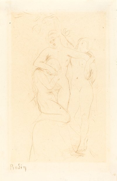 炼狱中的灵魂，1893年。 作者 奥古斯特·罗丹（Auguste Rodin）