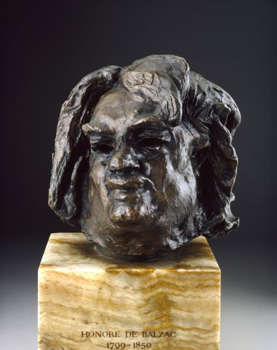 巴尔扎克，最后一次研究前的负责人（青铜） 作者 奥古斯特·罗丹（Auguste Rodin）
