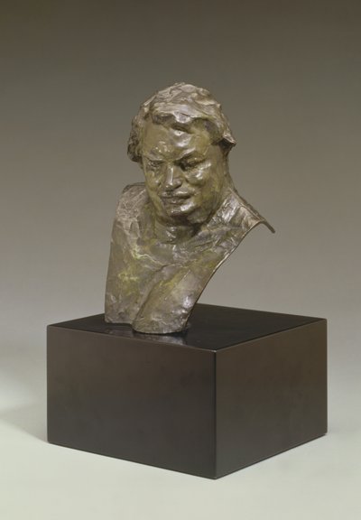 巴尔扎克的半身像，1892-95年 作者 奥古斯特·罗丹（Auguste Rodin）