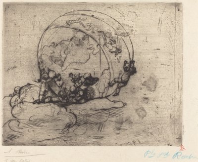 Les Amours Conduisant le Monde, 1881. 作者 奥古斯特·罗丹（Auguste Rodin）