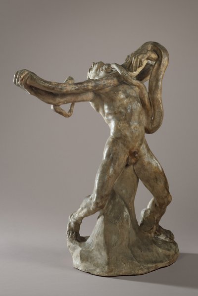 蛇的人，约1886年 作者 奥古斯特·罗丹（Auguste Rodin）