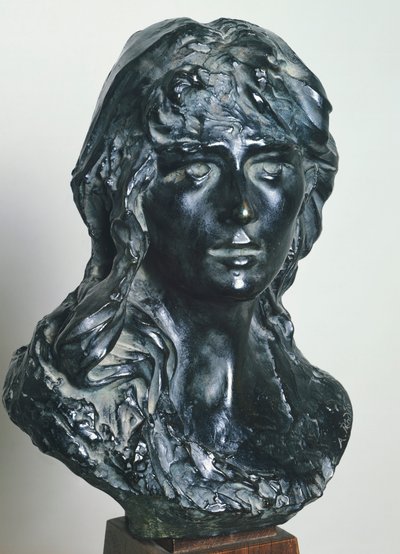 罗丹（1840-1917）的《米尼翁》（罗丝-贝雷特的肖像），肖像画 作者 奥古斯特·罗丹（Auguste Rodin）