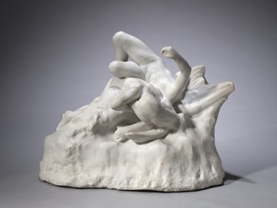 天使的陷落，约1890-1900年 作者 奥古斯特·罗丹（Auguste Rodin）