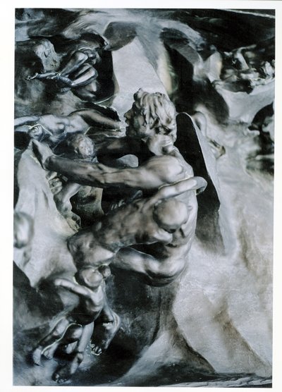 地狱之门，乌戈利诺和他的儿子的细节，左手中央面板，c.1887青铜 作者 奥古斯特·罗丹（Auguste Rodin）