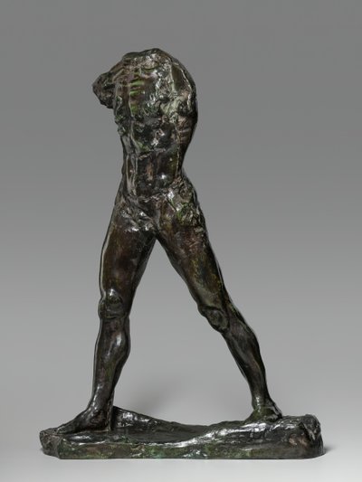行走的人，模型为1877-1900，1917年之前铸造。 作者 奥古斯特·罗丹（Auguste Rodin）