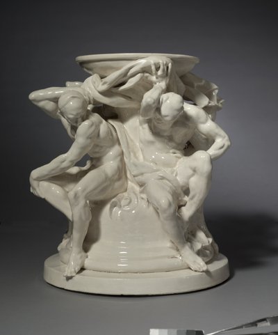 泰坦（Titans），花瓶的支撑，由Albert-Ernest Carrier-Belleuse设计 作者 奥古斯特·罗丹（Auguste Rodin）
