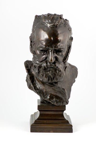 维克多·雨果（1886年原创的青铜铸成）（青铜） 作者 奥古斯特·罗丹（Auguste Rodin）
