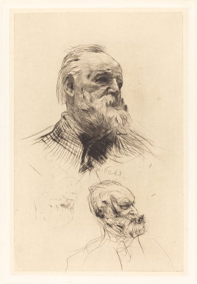 维克多-雨果，《三部曲》，1884年。 作者 奥古斯特·罗丹（Auguste Rodin）