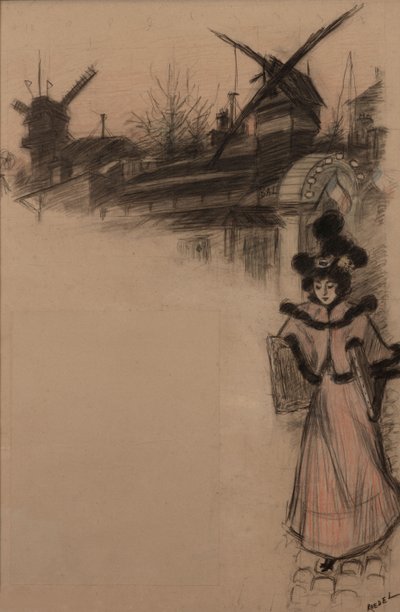 加列特山庄研究》，1896年。 作者 奥古斯特·罗德尔