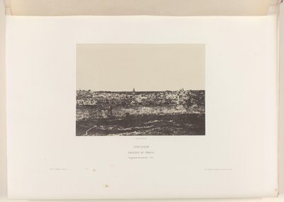 耶路撒冷的历史，以及神庙的消失
耶路撒冷。圣殿围墙。东侧全貌（标题在实物上） 作者 Louis Désiré Blanquart Evrard