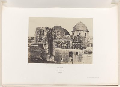耶路撒冷圣墓教堂景观
耶路撒冷。Saint Sépulcre.Vue générale（物品上的标题） 作者 Louis Désiré Blanquart Evrard