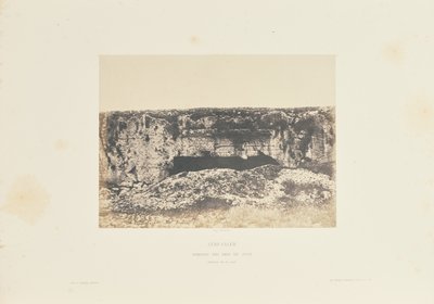 耶路撒冷犹大国王之墓。庭院内部 作者 Louis Désiré Blanquart Evrard