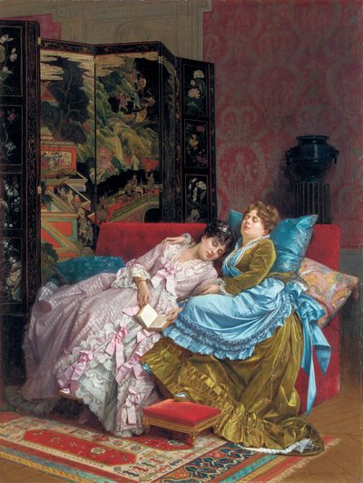 午后田园诗 作者 Auguste Toulmouche