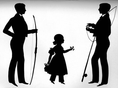 理查德，伊丽莎白·乔治娜和爱德华·乔治·巴雷特，1837年 作者 奥古斯丁·阿曼特·康斯坦特·菲德尔·爱德华