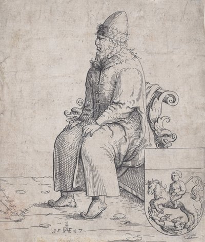 俄罗斯大公Basil Basilius，1547年。 作者 奥古斯丁·赫希沃格尔