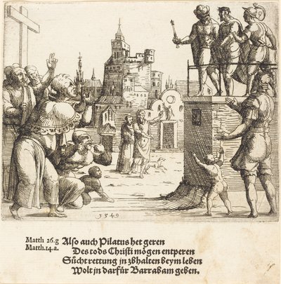 Ecce Homo, 1549. 作者 奥古斯丁·赫希沃格尔