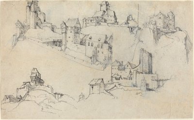 山顶城堡，约1546年。 作者 奥古斯丁·赫希沃格尔