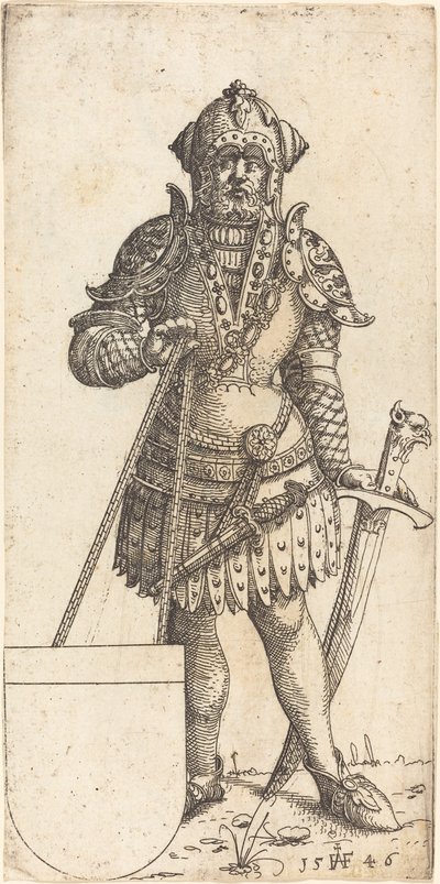 路德维希二世，匈牙利国王，1546年。 作者 奥古斯丁·赫希沃格尔