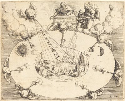 第七印的开启，1549年。 作者 奥古斯丁·赫希沃格尔