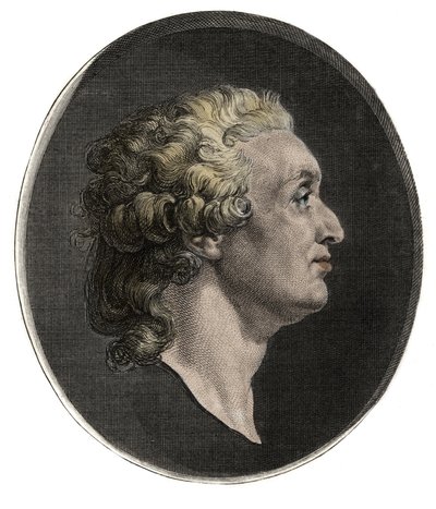 康多塞侯爵玛丽-让-安托万-尼古拉-德-卡塔（1743 - 1794）的肖像，仿照奥古斯丁-圣奥宾--1736-1807的作品 作者 Augustin de (after) Saint Aubin