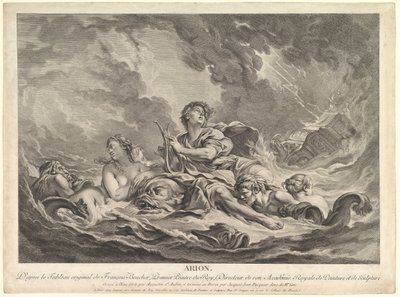 阿利翁，1763-66 作者 Augustin de Saint Aubin