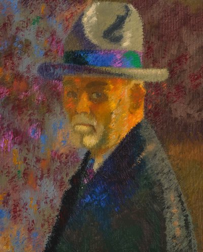 奥古斯托-贾科梅蒂自画像 1934 年 作者 奥古斯托·贾科梅蒂